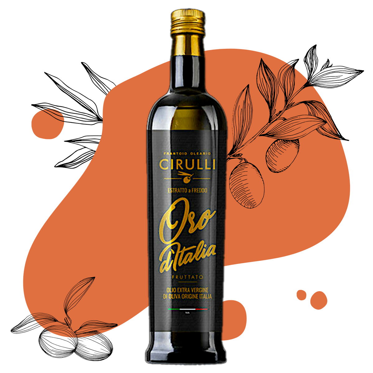 1 bottiglia di olio extravergine di oliva • 750ml