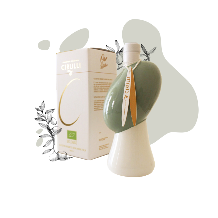 Orcio di olio extravergine di oliva • 500ml • Verde Oliva