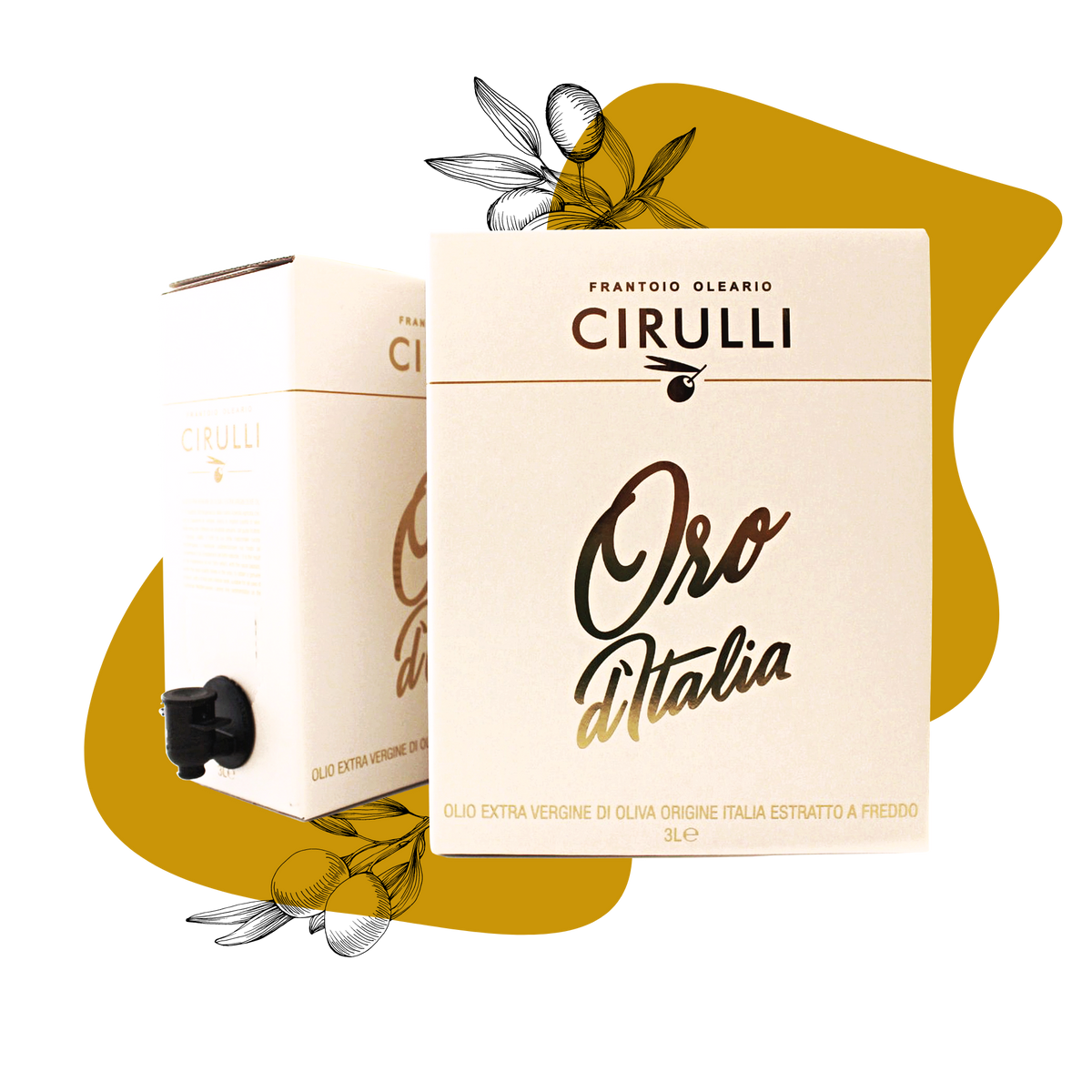 Bag in box di olio extravergine di oliva • 3 Litri