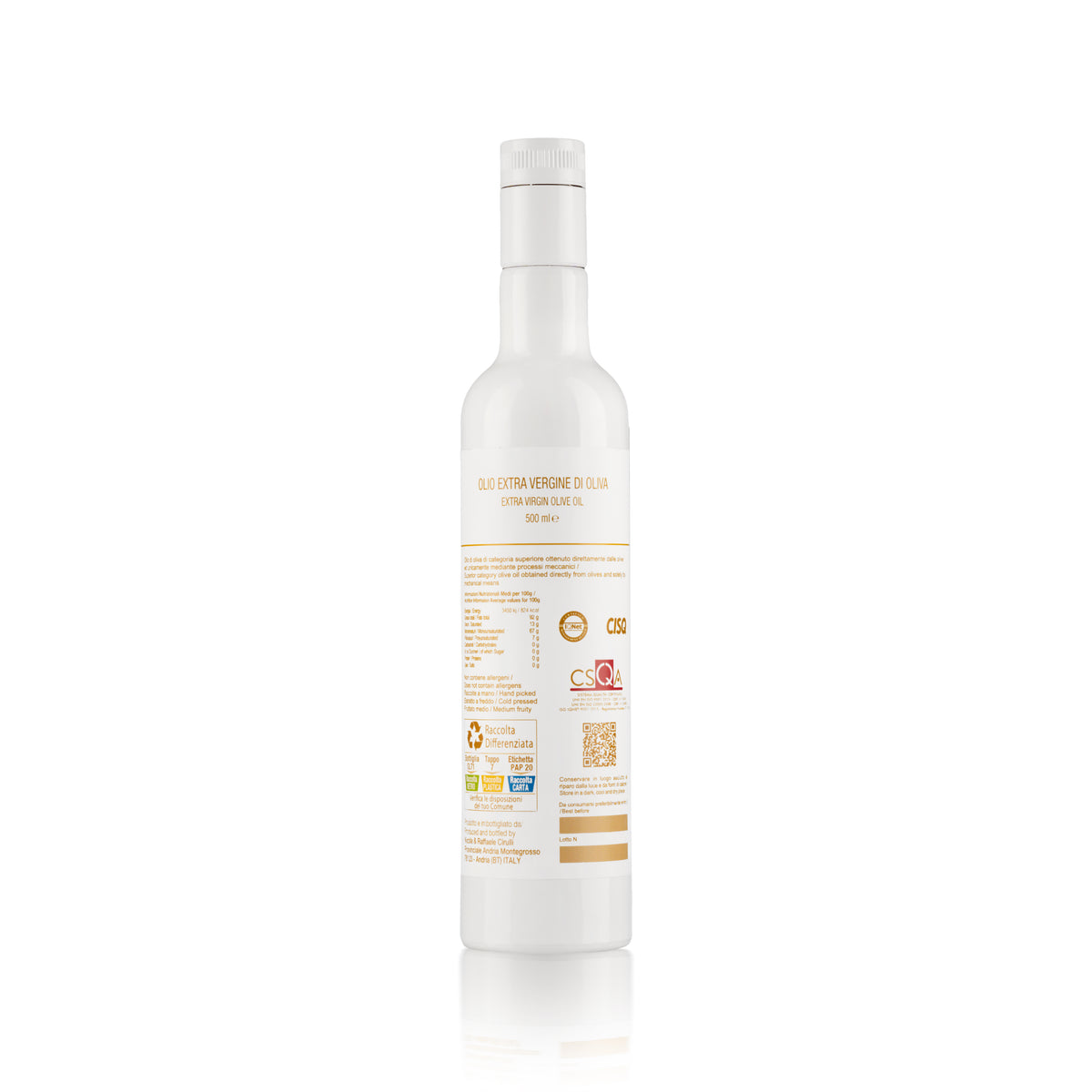 6 bottiglie di olio extravergine di Oliva • 6 X 500ml