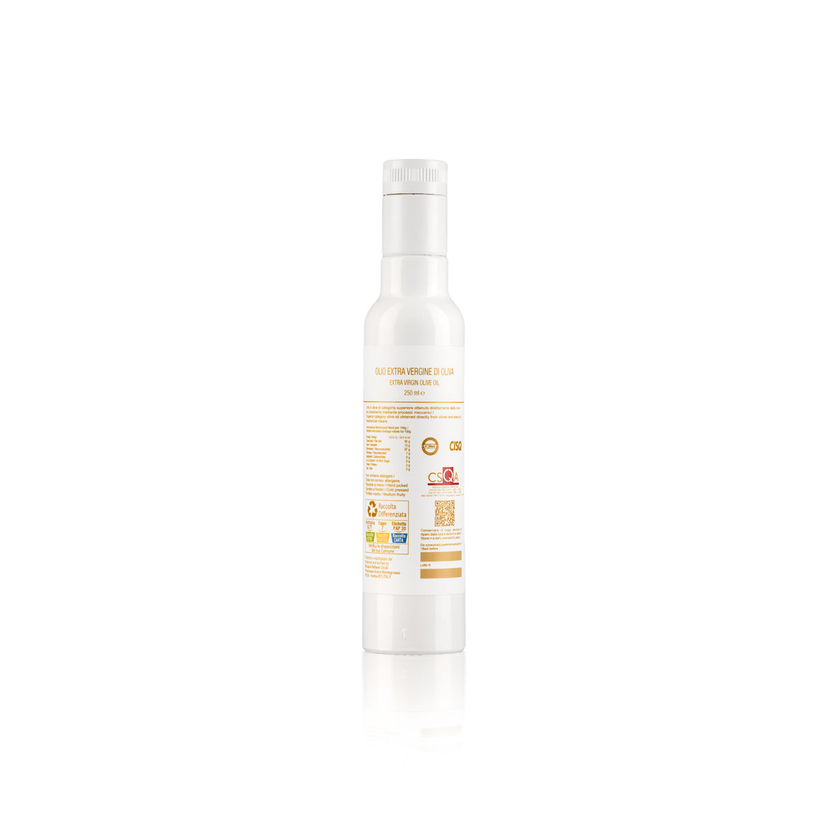 6 bottiglie di olio extravergine Biologico • 6 X 250ml