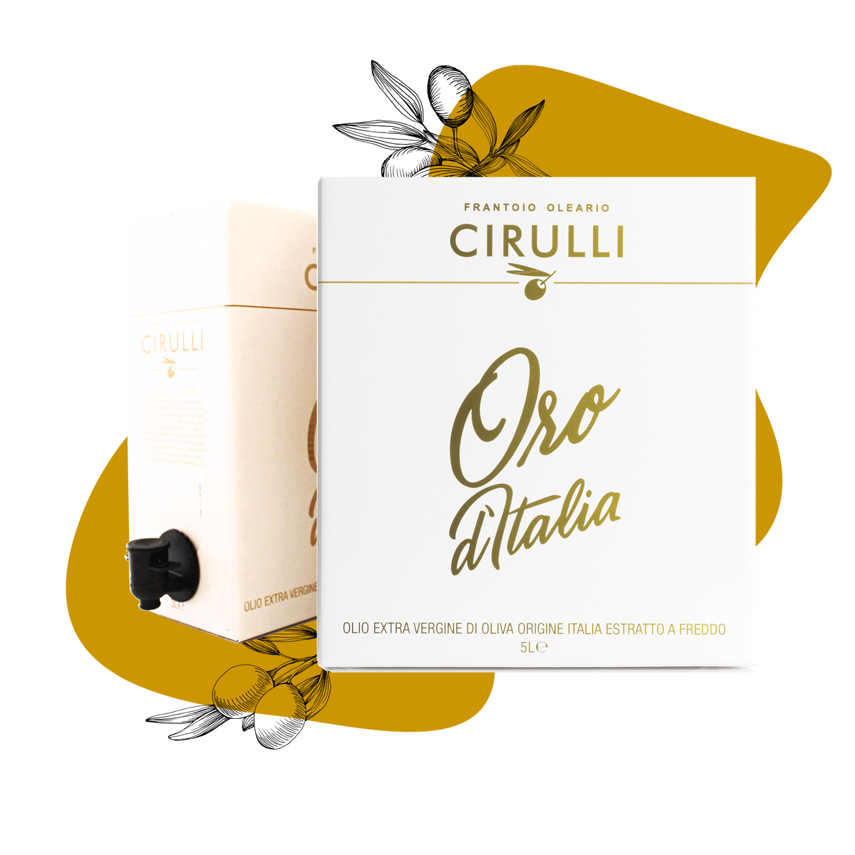 Bag in box di olio extravergine di oliva • 5 Litri